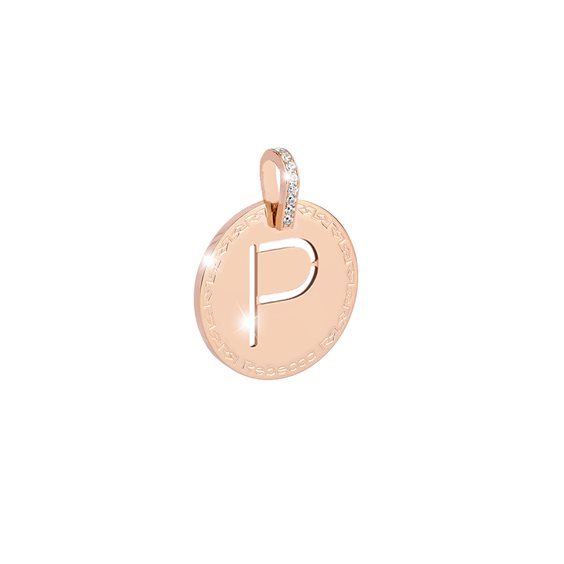 Pendente Rebecca Donna My World Alphabet in Bronzo Cubic Zirconia BWUPRP16 - BWUPRP16